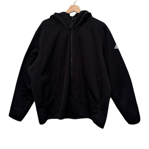 Rag & Bone Fleece Tactical Zip Up Jacket Black Size XL - Picture 2 of 10